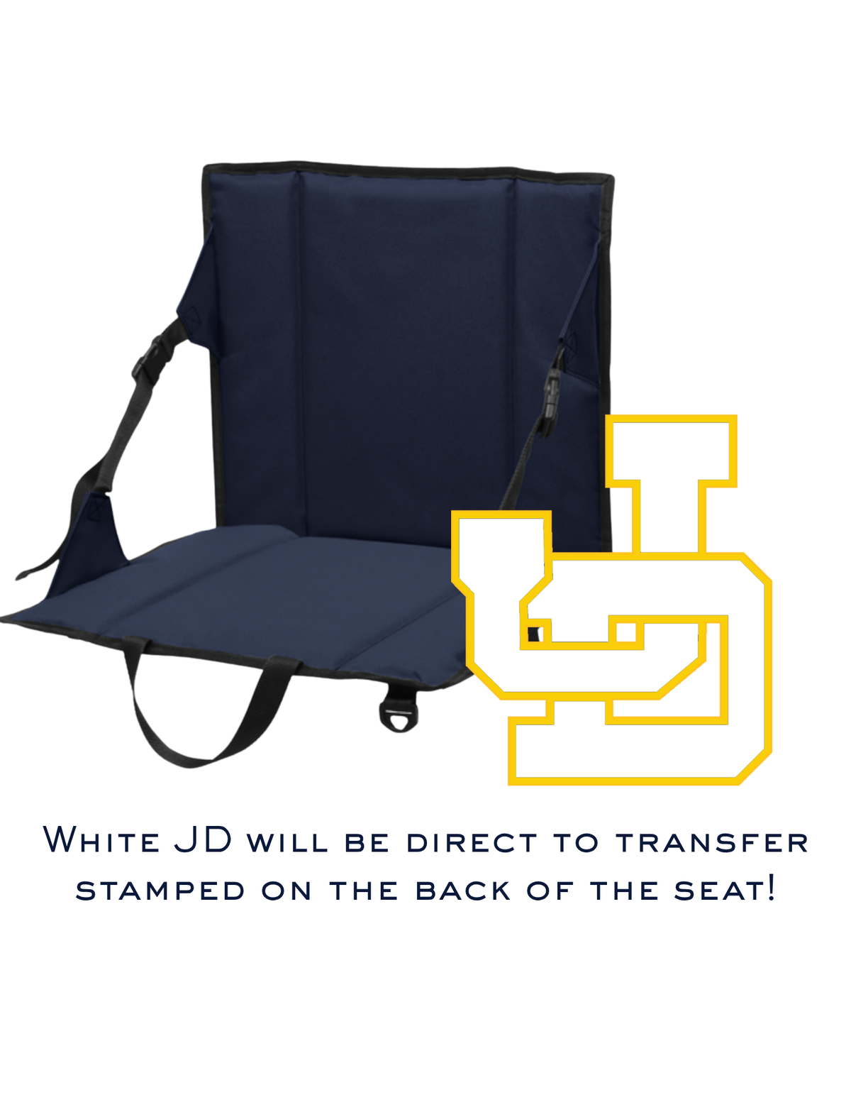 Navy Stadium Seat