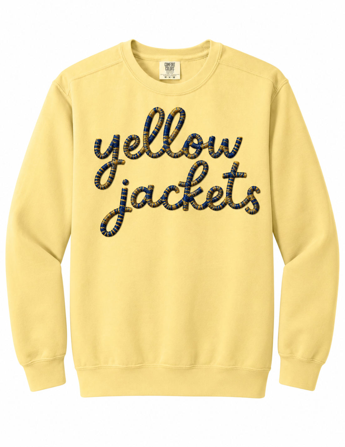 Yellow Jacket Colorful Thread Sweatshirt