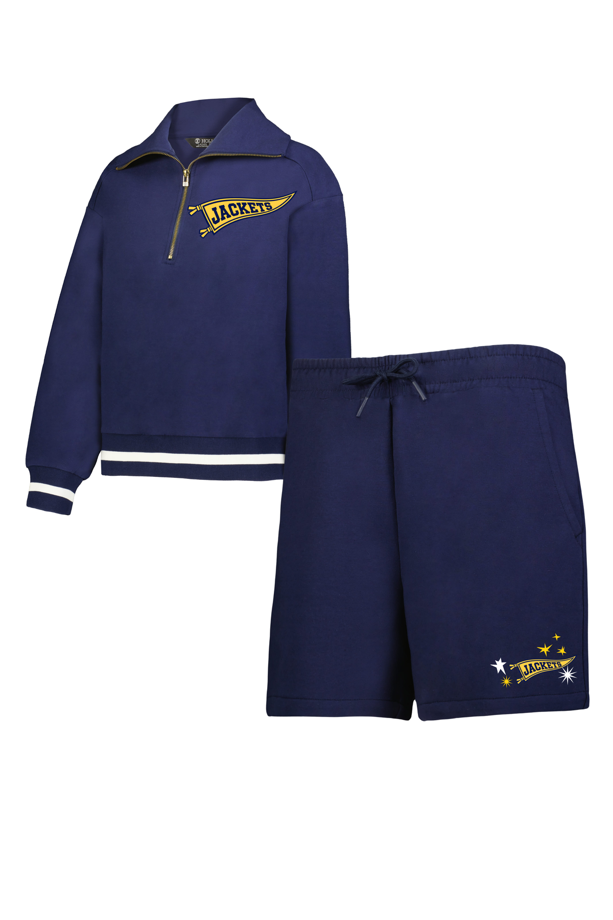Pennant Flag 1/4 Zip Sweatshirt